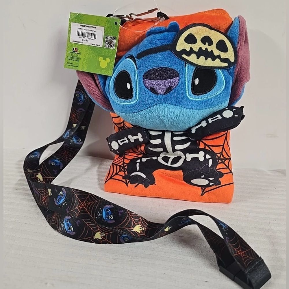 Disney Orange and Black Stitch Halloween Bag
